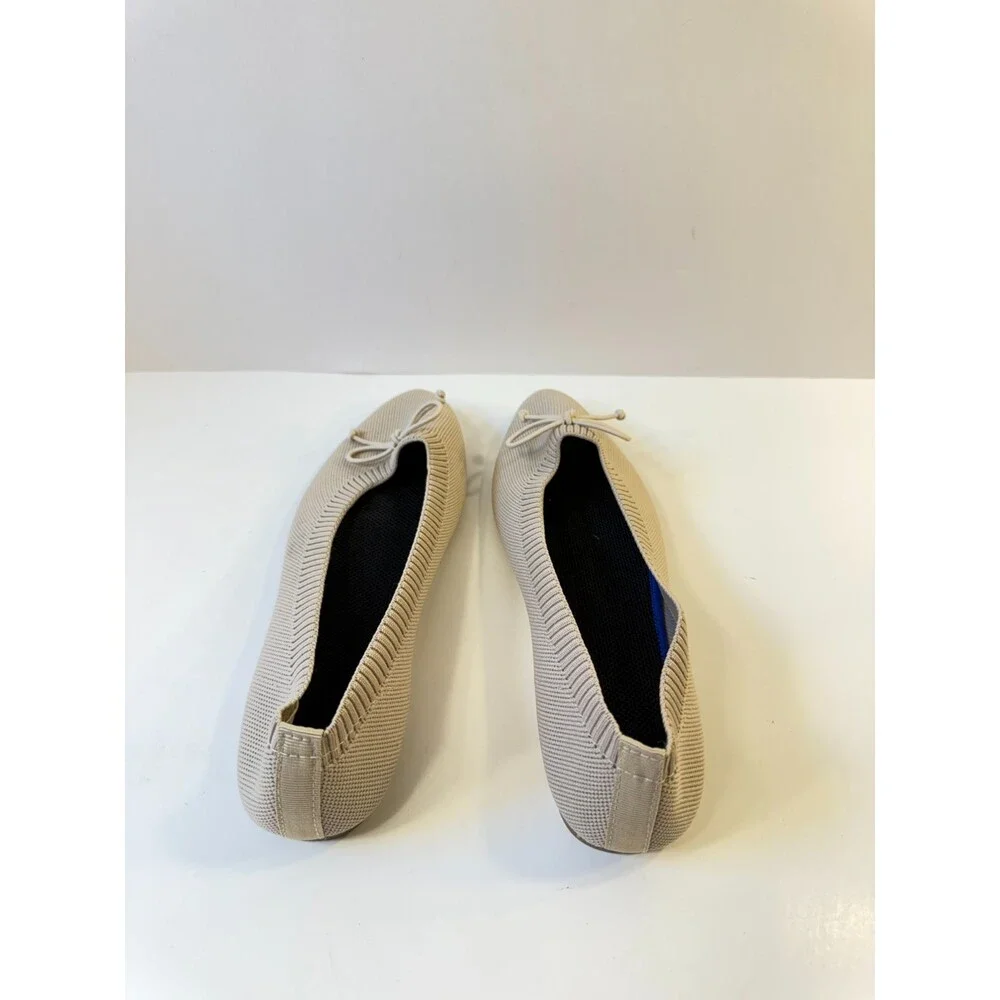 Womens Slip On Flats Beige US 8.5